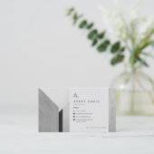 モダン・ブルータリスト・コンクリート建築家 名刺 (スタンド正面)