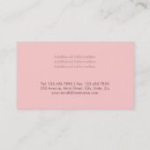 モダン ブロッサムズ 名刺 (裏面)