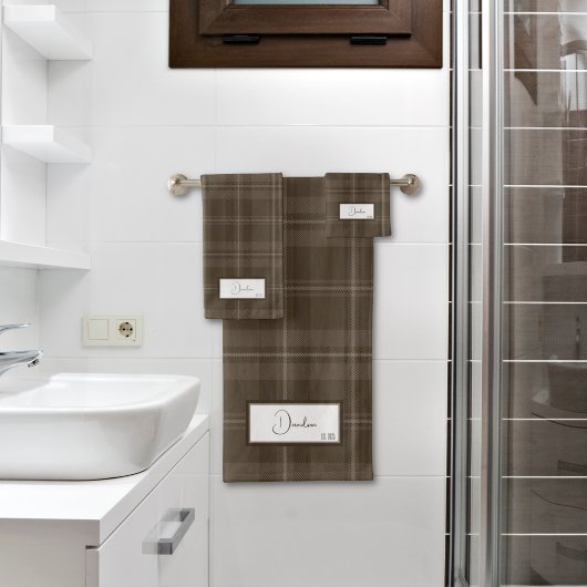 モダン プライド ブルネット バスタオルセット