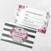 モダン、プロフェッショナルフローラメイク&ヘアサロン 名刺