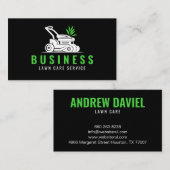 モダン&プロフェッショナルローン気に造園モウイング 名刺 (正面/裏面)