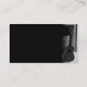 モダン、プロフェッショナル、ウクレレおよびギターの先生 名刺 (裏面)