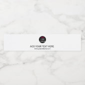 モダン プロフェッショナル カスタム ビジネス おしゃれ ホワイト ペットボトルラベル (シングルラベル)