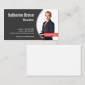 モダン、プロフェッショナル、不動産仲介業者、不動産、写真 名刺 (正面/裏面)