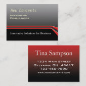 モダン プロフェッショナル 名刺 (正面/裏面)