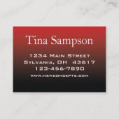 モダン プロフェッショナル 名刺 (裏面)