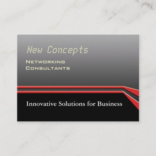 モダン プロフェッショナル 名刺 (正面)