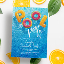 モダン プールパーティー ピンク ハッチェロレッテパーティー