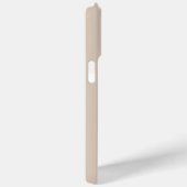 モダン ベージュ モノグラム スクリプト 名前 Case-Mate iPhoneケース (裏面 / 右)