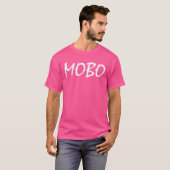 モダン・ベースボール犬の友達両面プリント Tシャツ (正面フル)