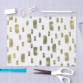 モダン ペイント ブラシ ゴールド カッパー ブロンズ スパークル 薄葉紙 (クラフト)