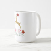 モダン ホリデー コーヒーマグ クリスマス コーヒーマグカップ (正面右)