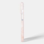 モダン ホワイト+ゴールド 大理石 Case-Mate iPhoneケース (裏面 / 左)