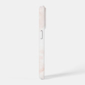 モダン ホワイト+ゴールド 大理石 iPhoneケース (右側面)