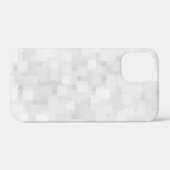 モダン ホワイト スクエア パターン Case-Mate iPhoneケース (裏面 (横))