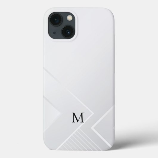 モダン ホワイト パターン Case-Mate iPhoneケース (裏面)
