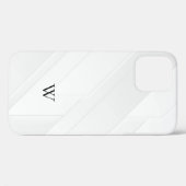 モダン ホワイト パターン Case-Mate iPhoneケース (裏面 (横))