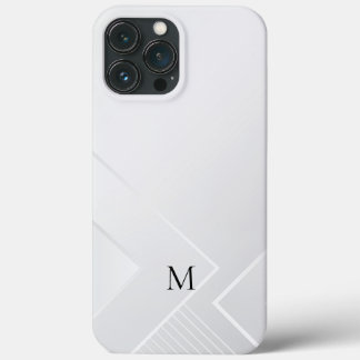 モダン ホワイト パターン iPhone 13 PRO MAXケース