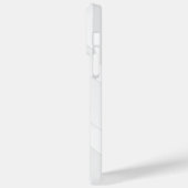モダン ホワイト パターン Case-Mate iPhoneケース (裏面 / 左)
