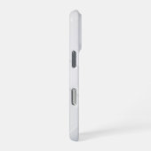 モダン ホワイト パターン iPhoneケース (右側面)