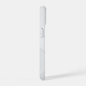 モダン ホワイト パターン iPhone 15ケース (右側面)