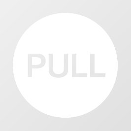 モダン ホワイト プル ビジネス ストア ドア ウィンドウサイン