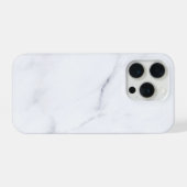 モダン ホワイト マーブル iPhoneケース (裏面横)