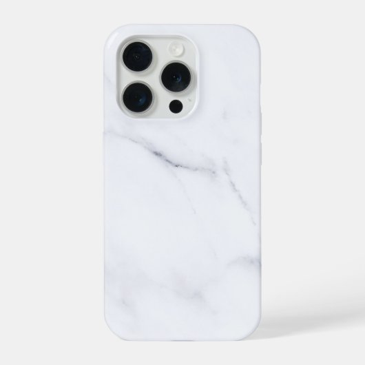 モダン ホワイト マーブル iPhoneケース (裏面)