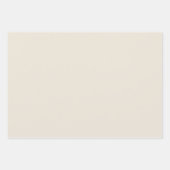 モダン ホワイト 無地 ラッピングペーパー シート (正面3)