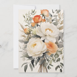 モダン ボタニカル エレガント ウェディング 招待状