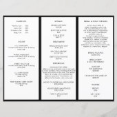 モダン ボタニカル ビジネス トリーフォールド パンフレット (裏面)