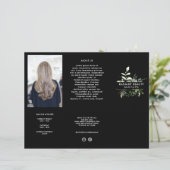 モダン ボタニカル ビジネス トリーフォールド パンフレット (スタンド正面)