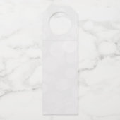 モダン ボタニカル ラインアート ウェディング フェア  サンクス ボトルネックタグ (裏面)