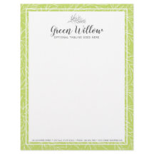 モダン ボタニカル リーフ ブランチ グリーン ミニマル