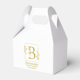 モダン ボタニカル レター B オーダーメイド フェイバーボックス