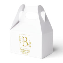 モダン ボタニカル レター B パーソナライズド