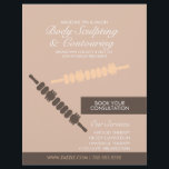 モダン ボディ コントゥアリング ボディ スカルプティング マッサージ チラシ<br><div class="desc">マッサージセラピストのためのボディ コントゥアリング & ボディ スカルプティング - ウッドセラピー フライヤー</div>