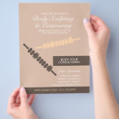 モダン ボディ コントゥアリング ボディ スカルプティング マッサージ チラシ (手)