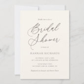 モダン ボヘミア オレンジ色のウェディングシャワー招待状 招待状 (正面)