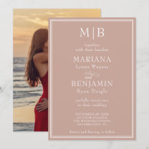 モダン・ボホ・ピンクの結婚式