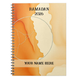 モダン ボーホー クレセント ノートブック