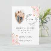 モダン ボーホー シック ウェディング 招待状 (スタンド正面)