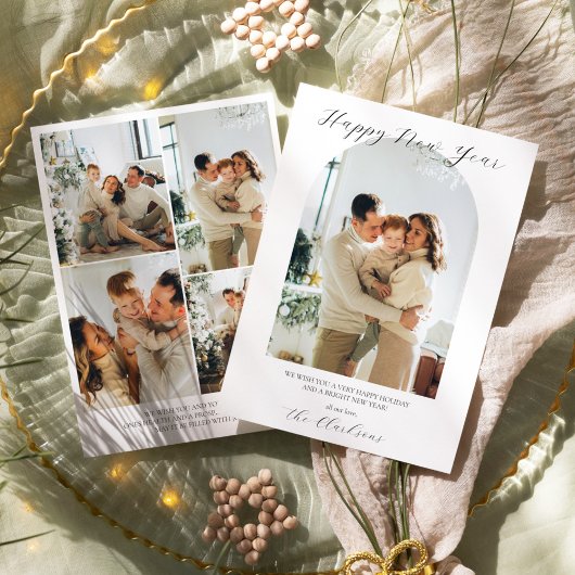 モダン ボーホー ハッピー ニュー イヤー 招待状