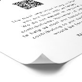 モダン ボーホー ハニームーン ファンド QR ウィッシング ウェル サイン (角)