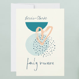 モダン ボーホー ファミリー リユニオン 招待状