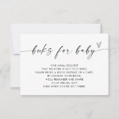 モダン ボーホー ベイビー 本カード | ニュートラル 招待状 (正面)