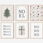 モダン ボーホー ベージュ クリスマス プレゼント 壁アート プリント