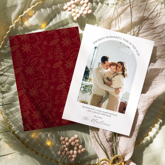 モダン ボーホー ホリデー カード