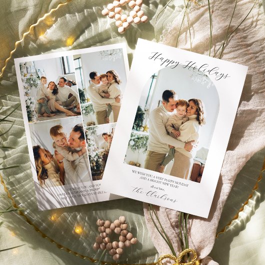 モダン ボーホー ホリデー カード