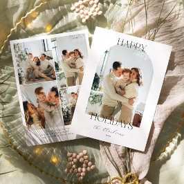 モダン ボーホー ホリデー カード